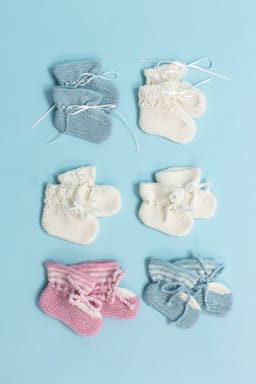 Baby Bukse med korte eller lange bein og sokker-Baby 27-10 - Bukse med korte eller lange bein og sokker