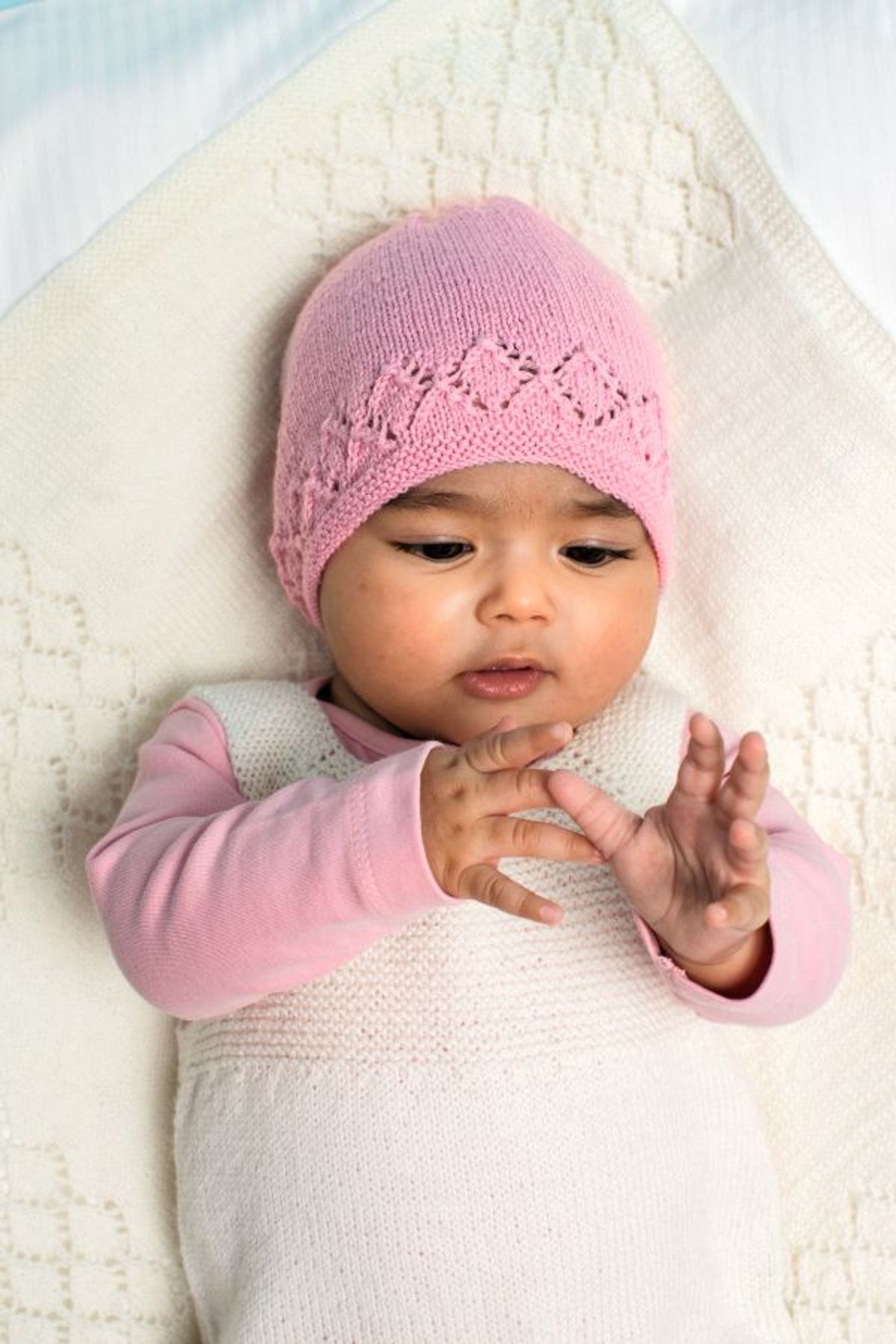 Baby Lue og votter-Baby 27-9 - Lue og votter