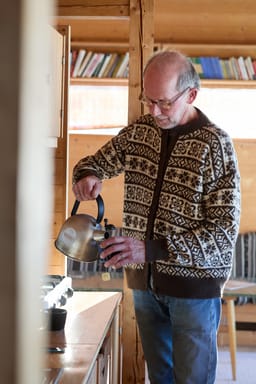 472 Hyttekofta til herre-472 Hyttekofta til herre